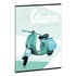 Vespa Retro A/4 extra kapcsos füzet-négyzethálós