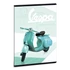 Vespa Retro A/5 extra kapcsos füzet-négyzethálós