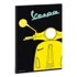 Vespa Yellow A/4 extra kapcsos füzet-sima